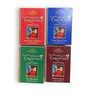 Hallmark Keepsake Twas The Night Before Christmas Ornament Set Clement Moore 01'